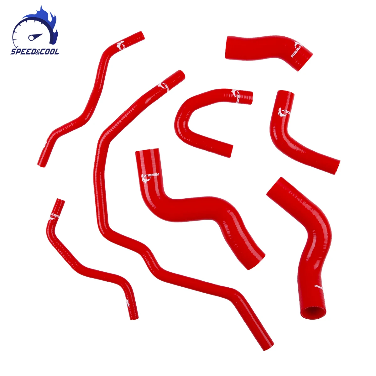 SPEED&COOL For 2003-2009 Volkswagen VW Golf MK5 GTI Skoda Octavia MK2 2.0T FSI Turbo Silicone Radiator Heater Coolant Pipe Hose