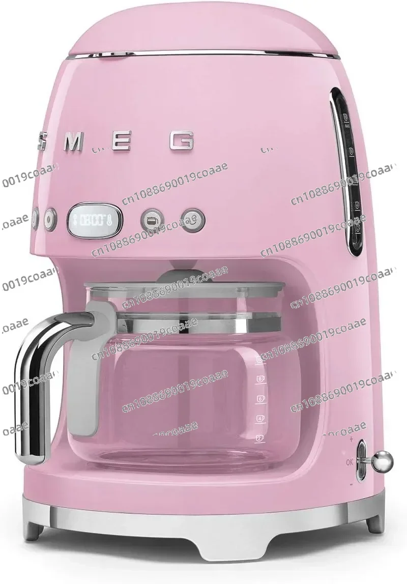 For Smeg 50's Retro Pink Drip Coffee Machine