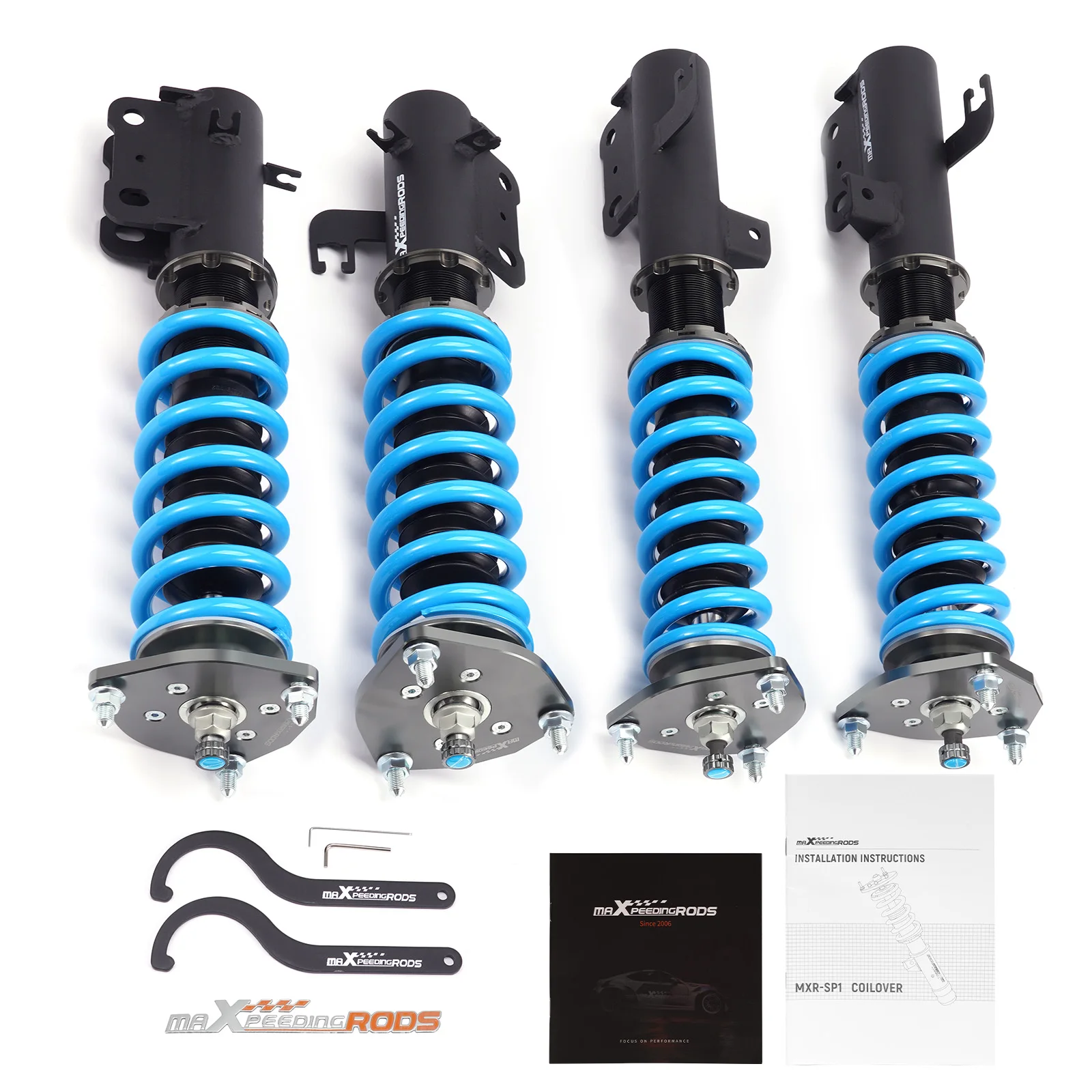 24-Step Adjustable Damper Shock Absorber Coilovers For Nissan X-Trail T30 01-07 Coilovers Shock Absorbers Springs Suspension