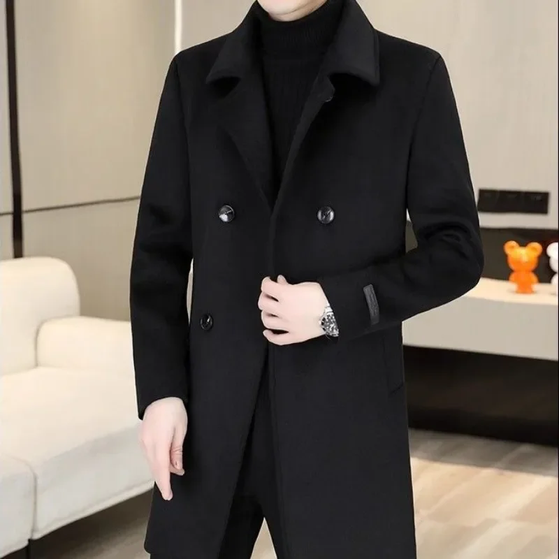 Male Coats Winter Sales Of New In Harajuku Vintage Clothing Fashion 2024 Men's Wool & Blends Jackets Y2k Korean Reviews Many