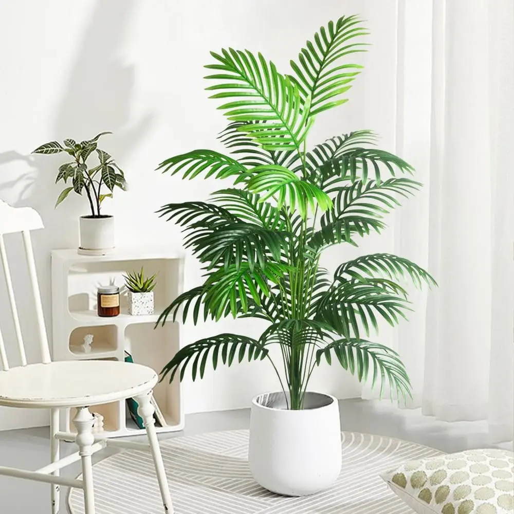 65-125cm Artificial Plam Plant Faux plant fake plant realistic Leaf Ornamental indoor Artificial Plant for Home Decor Office