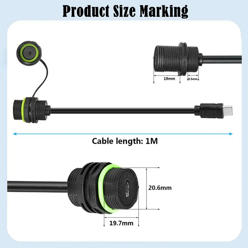 1M IP68 Waterproof …