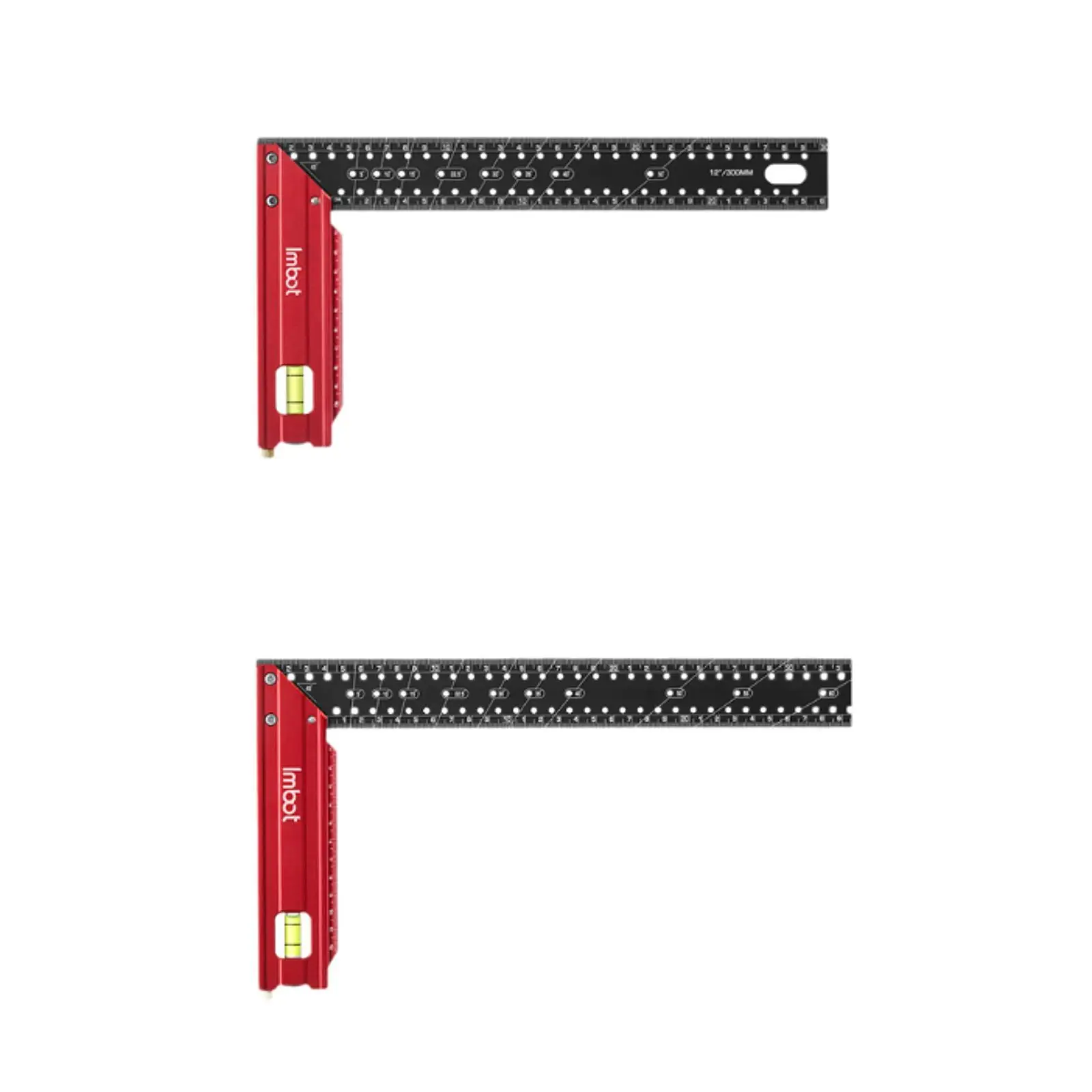 L-Shaped Metal Multipurpose Ruler with Marking Holes Combination Versatile for DIY Right Angle Ruler