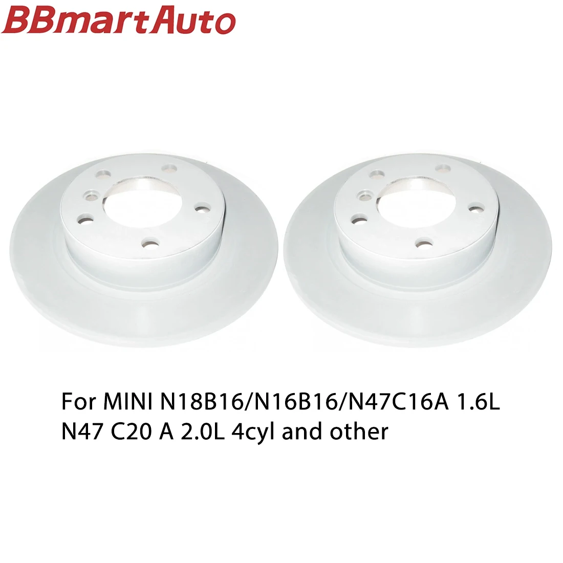 

34209804830 2pieces rear brake disc for MINI N18B16/N16B16/N47C16A 1.6L N47 C20 A 2.0L 4cyl and other.BBmart Auto Parts