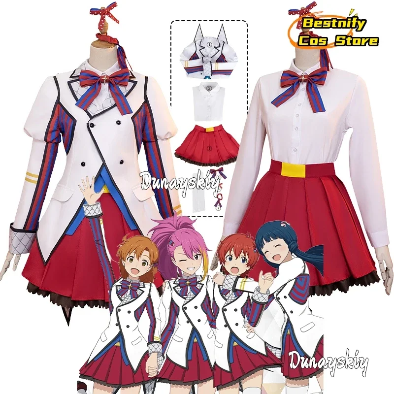 

CosplayMogami Shizuka Role Game THE IDOLM@STER MILLION LIVE! All Staff Cosplay Costume Lolita Skirt Women's Dresses Anime Outfit