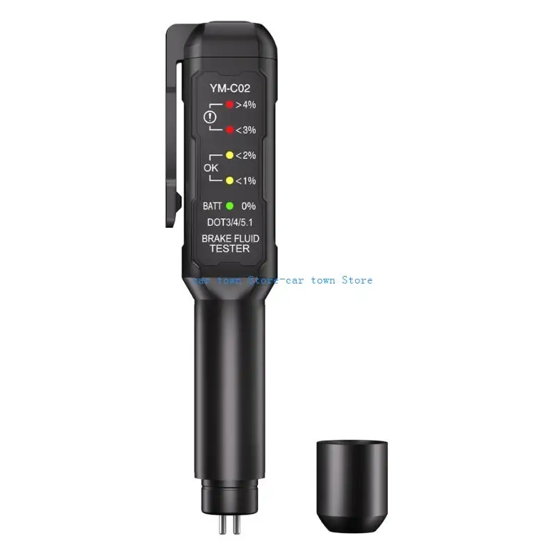 

RXJE Portable Brake Fluid Tester Support DOT 5.1 Brake Oil Detection Pen with Brake Fluid Diagnostic Tool