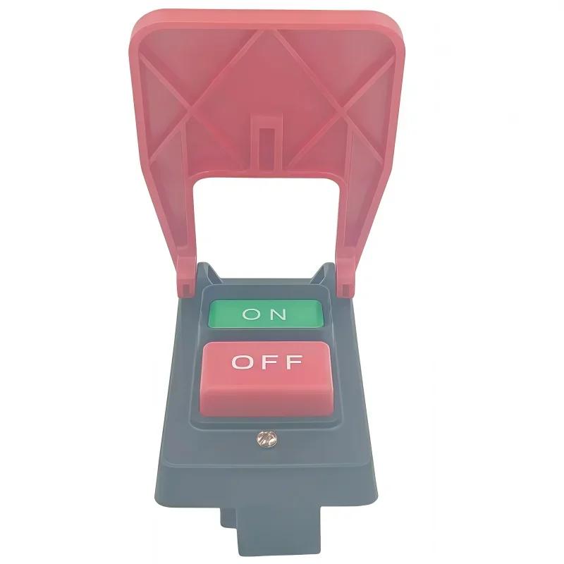 220V Single Phase 380V Three Phase 20Amp Electromagnetic Pushbutton Switch for Table Saws Bench Wood Machine GH03-A