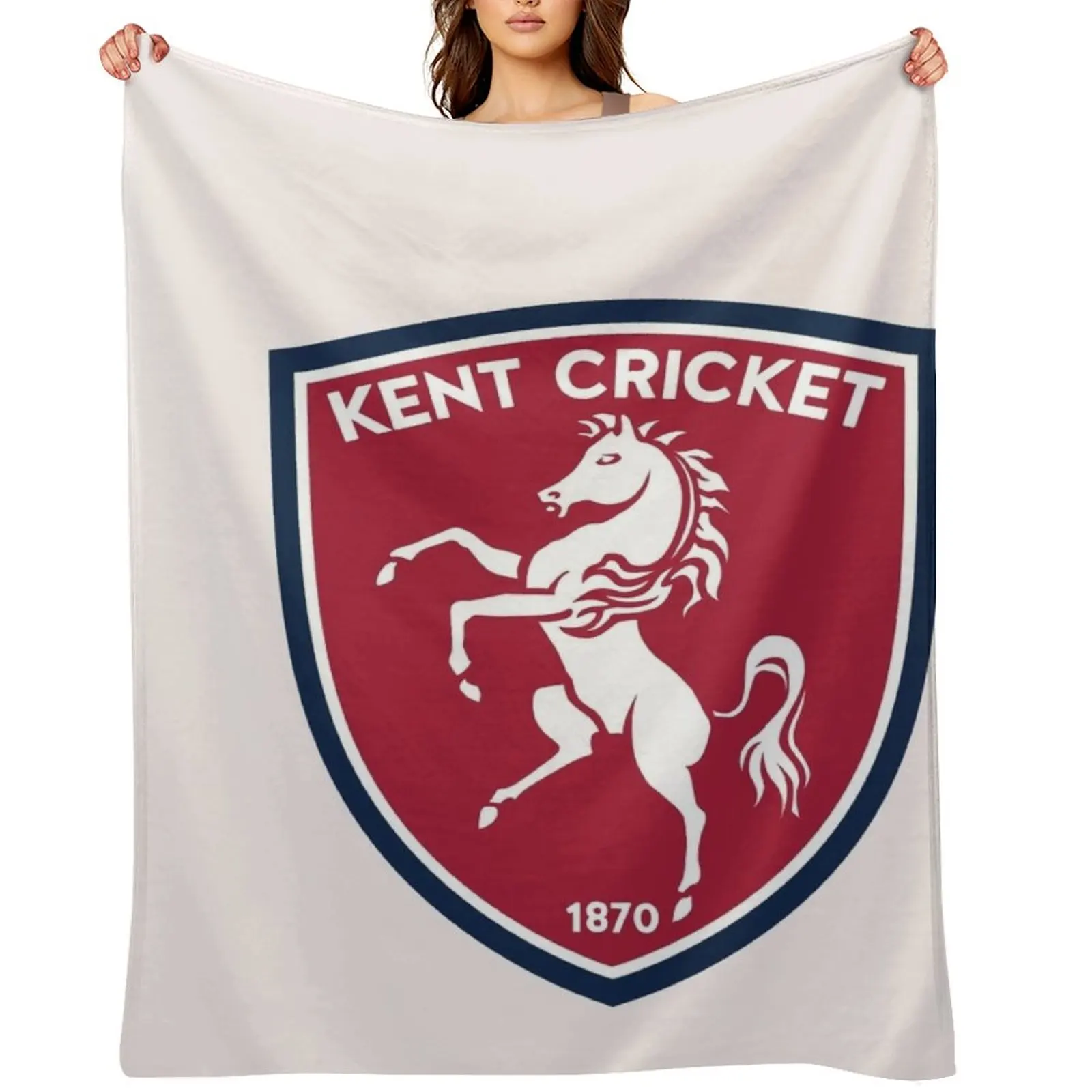 

kent County Cricket Club Throw Blanket Comforter Kid'S Summer Beddings Luxury Blankets