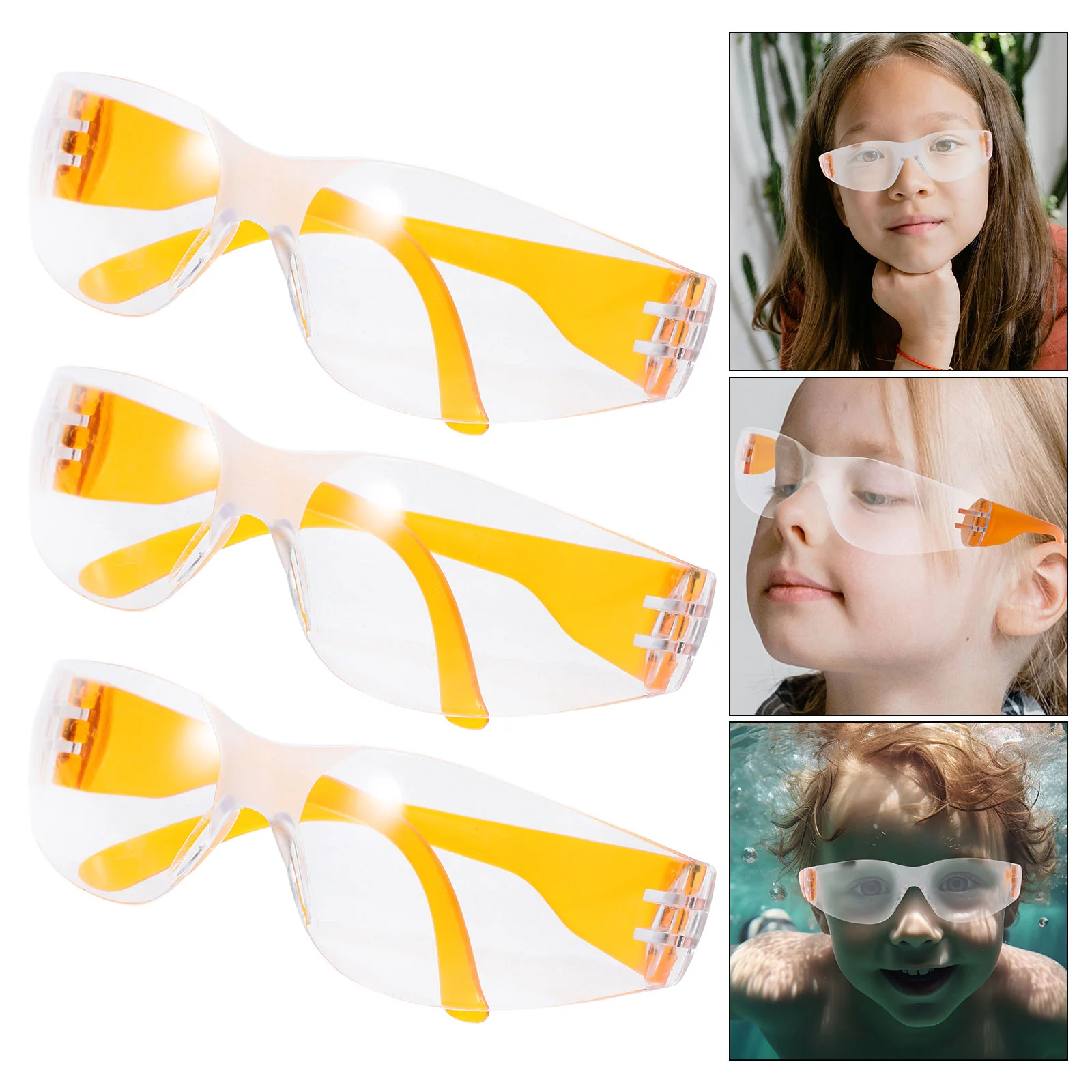 12 Uds. Gafas de seguridad para niños, gafas protectoras para niños, resistentes al agua, para hombres y mujeres