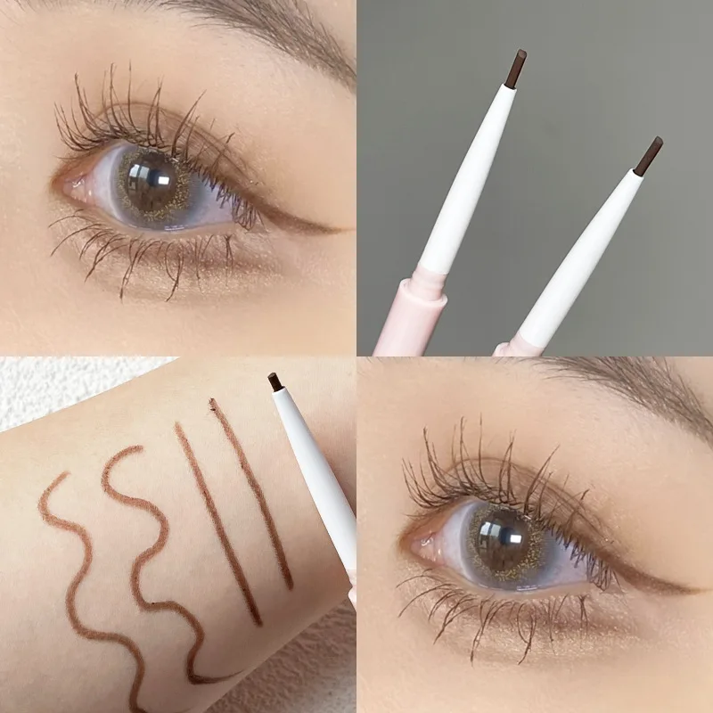 Red Black Brown Eyeliner Gel Pencil Waterproof Ultra-thine Soft Easy Wear High Pigment Eyeliner Pen Lasting Eyes Makeup Cosmetic