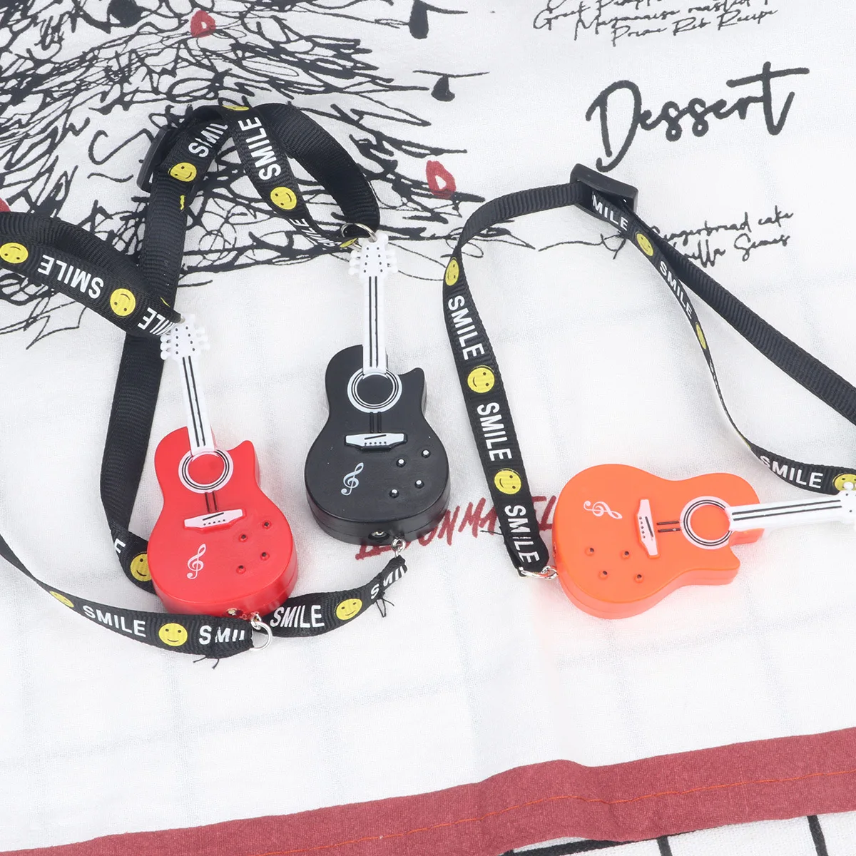 Doll Accessories  Miniature Electric Guitar Musical Instruments Gift for Labubu Doll Clothing Accessories Mini Guitar Model