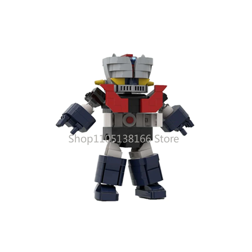 

DIY Bricks Classic Anime Robot Model - Compatible with Major Block Systems, Collectible Mecha Toy Gift