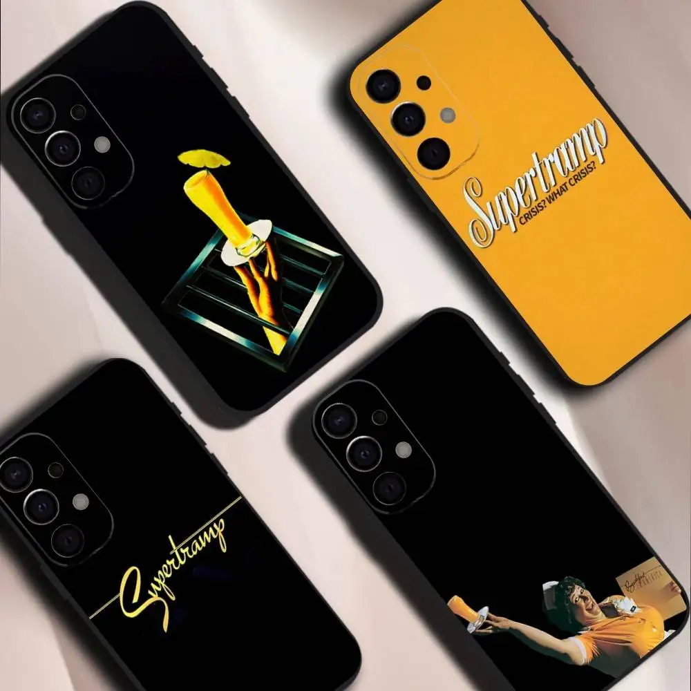 

S-Supertramp Breakfast in America Black Cover Phone Case For Samsung S26,S25,S24,S21,S22,S23,S30,Ultra,S20,Plus,Fe,Lite,5G