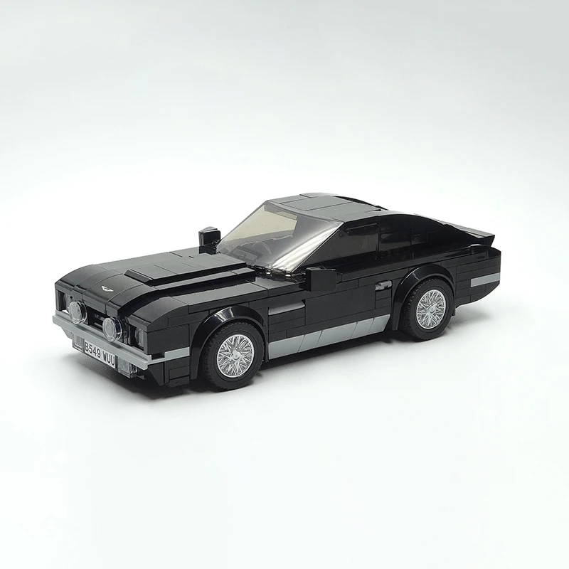 

Классический автомобиль MOC Speed Champion, строительные блоки, кирпичная гоночная модель, детская игрушка в подарок, автомобиль Martin V8