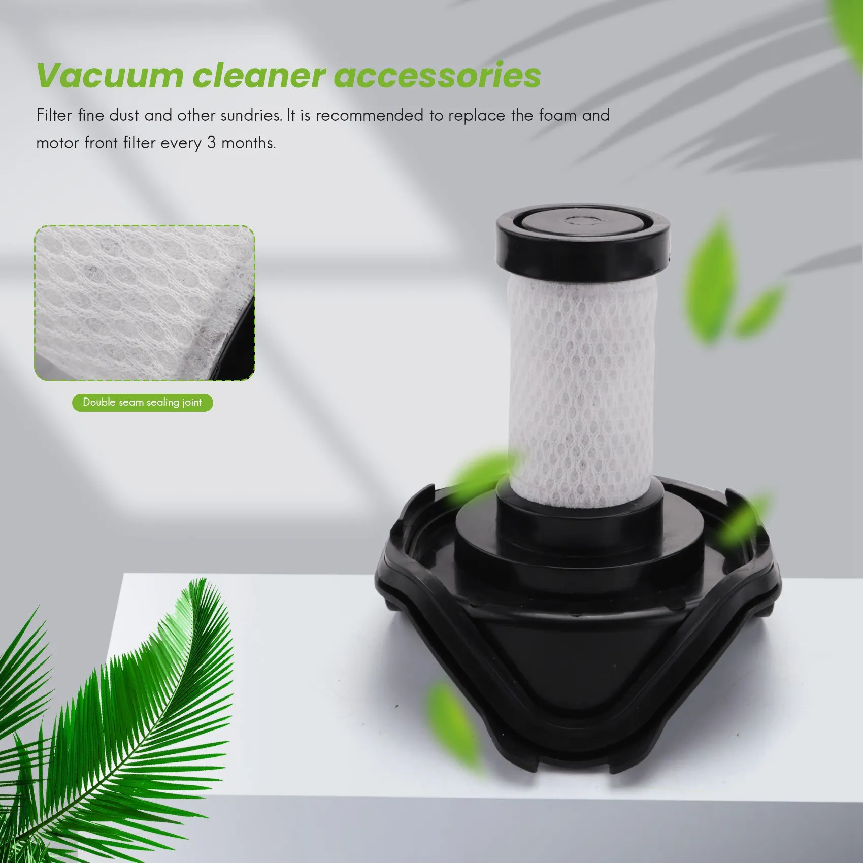 Replacement Filters for Shark Flex DuoClean Vacuum HV390,HV391,HV392,2 HEPA Filters+2 Foam Filters+2 Pre-Motor Filters