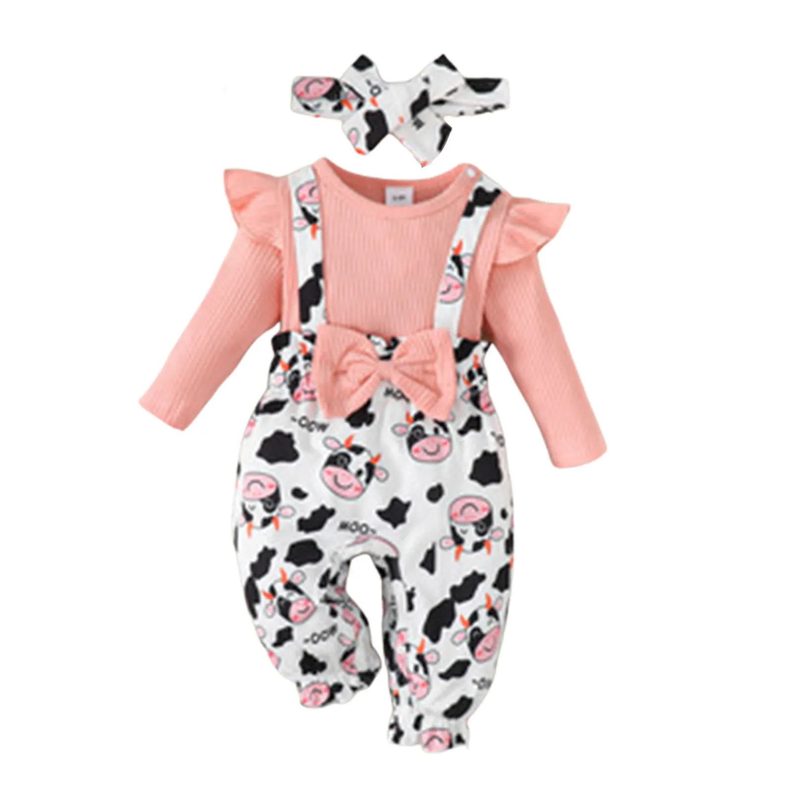 Newborn Girls Romper Clothes For 3-24 Months Baby Clothes Autumn Kids Toddler Girls Climbing Clothes Jumpsuits Baby Girl Clothes