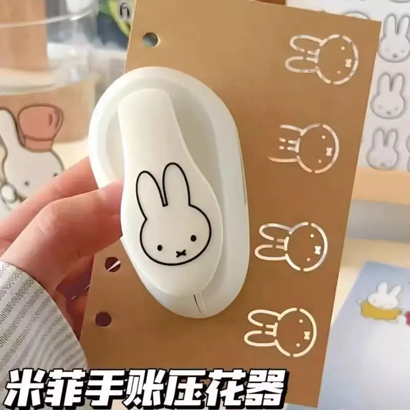 Cartoon Miffy Rabbit Embossing Tool Creative Accessories Student Handbooks Decoration Stationery Supplies Friends Birthday Gifts