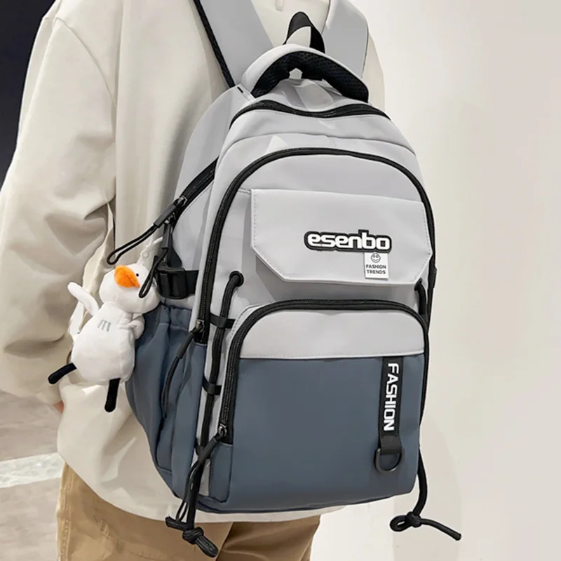 sac-a-dos-impermeable-et-resistant-pour-garcons-grande-capacite-sac-d'ecole-elegant-a-double-bretelle-fermeture-a-glissiere-pret-pour-le-campus