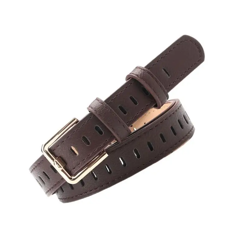 39BB Verfijnde leren damesriem Unisex riem Duurzaamheid Comfort tailleband voor heren en dames