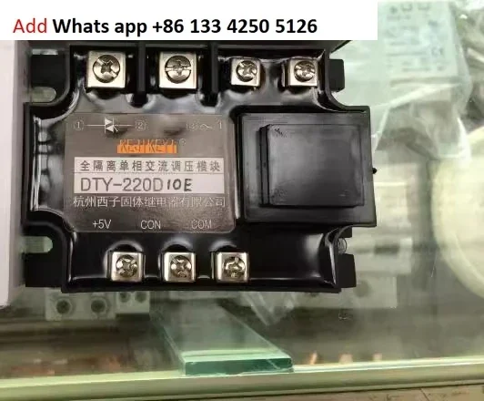 

Original genuine KEJIKEYI Hangzhou Xizi DTY-220D10E fully isolated single-phase AC voltage regulation module 0-5V