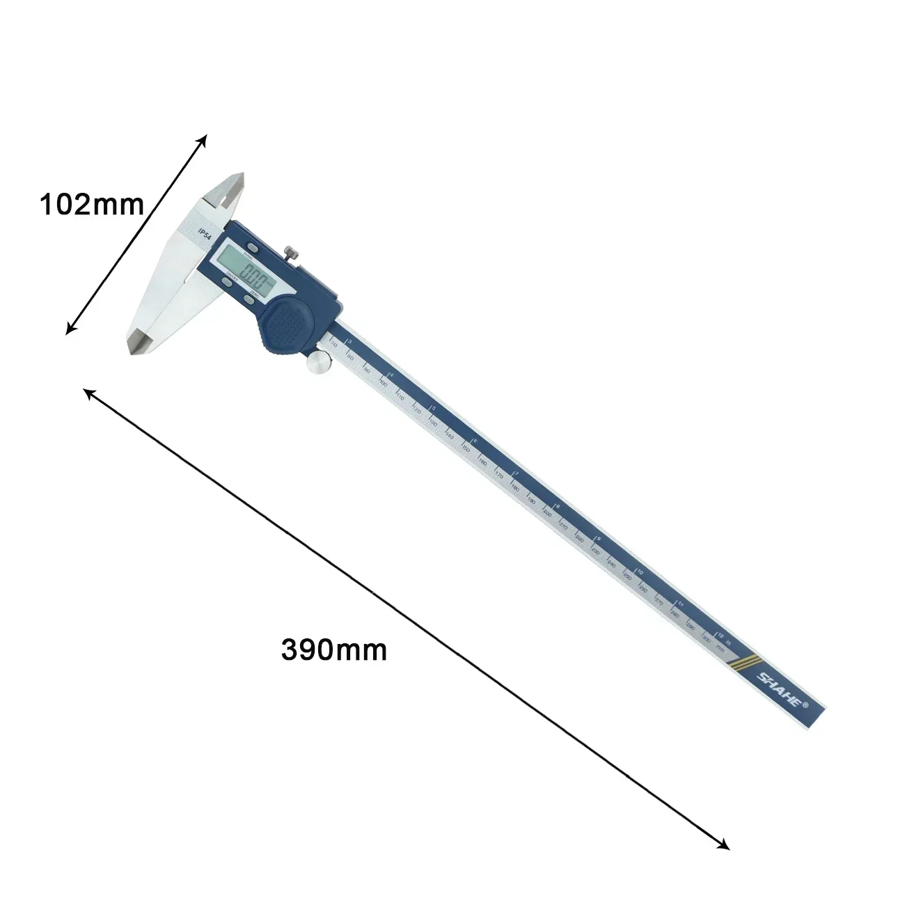 SHAHE New Stainless Steel Digital LCD Electronic Vernier Caliper 300 mm Micrometro Paquimetro Digital