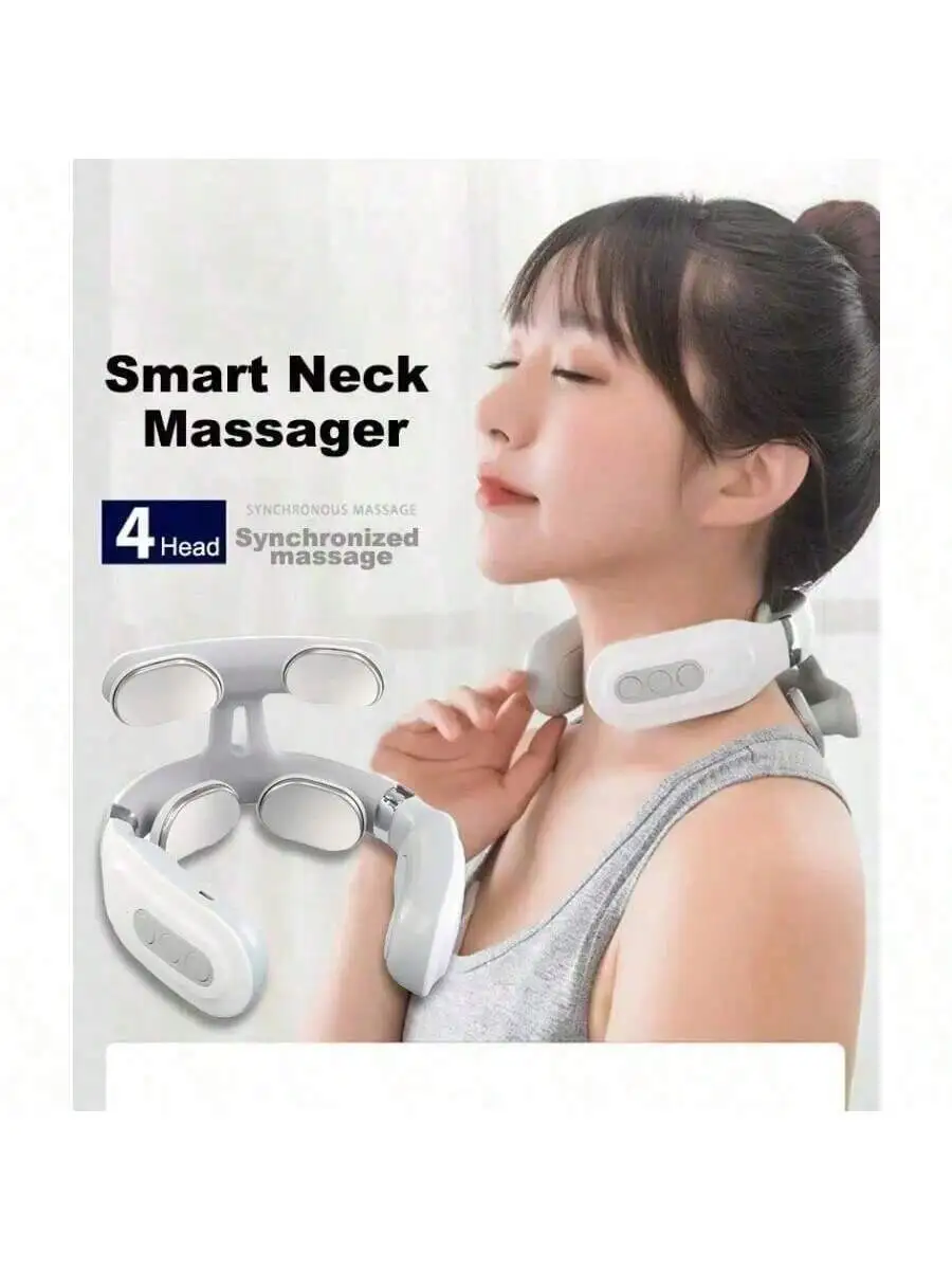 

2026 Portable Smart Neck & Shoulder Massager - Lithium Battery, Ideal Gift for Men & Women Rechargeable