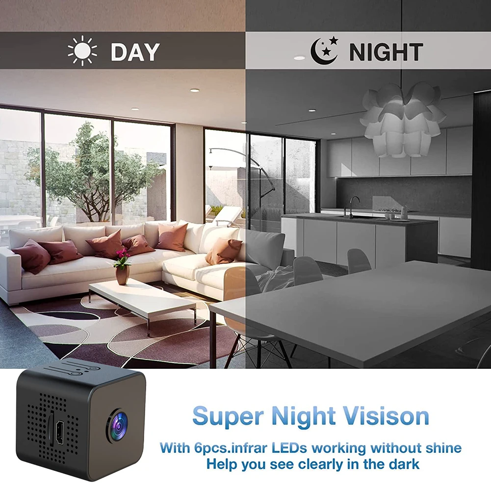 X1 Mini Camera 1080P Video Resolution Sports Camera WIFI Night Vision Camera For Home Outdoor Security Guard