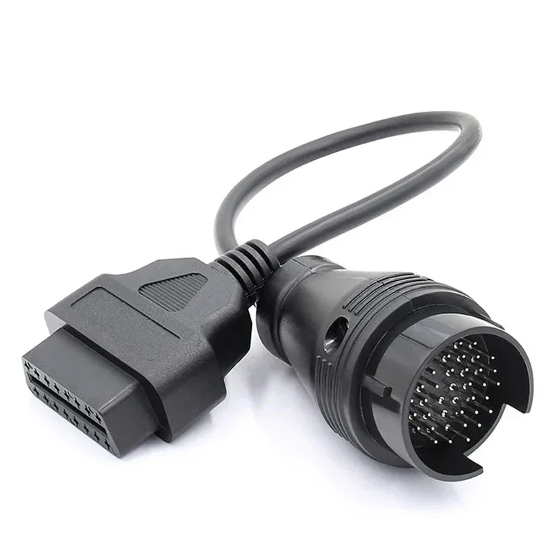 1PC 2024 For Mercedes 38Pin to 16Pin Female Connector OBD OBD2 OBDII Diagnosis Connector Extension Cable Adapter for Ben Z