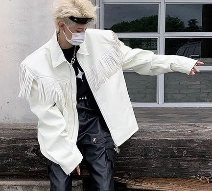 Uomo 2025 Autunno Nuovo Design Nappa Comfort PU Giacche in pelle Cappotti eleganti di fascia alta da uomo Spalla imbottita Giacche da moto