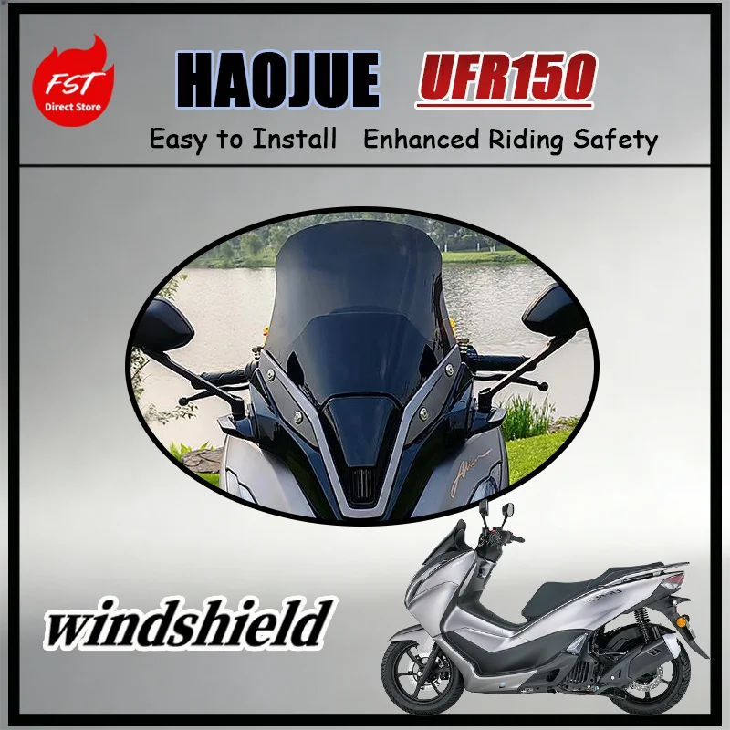 FOR Haojue UFR150 OEM Standard Windshield Replacement HD Anti-Glare for Safer Long-Distance Touring Perfect Fitment
