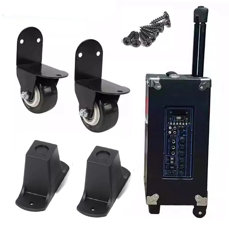 Outdoor Trolley Audio Wheel Square Dance Mobile Speaker Caster Repair Parts