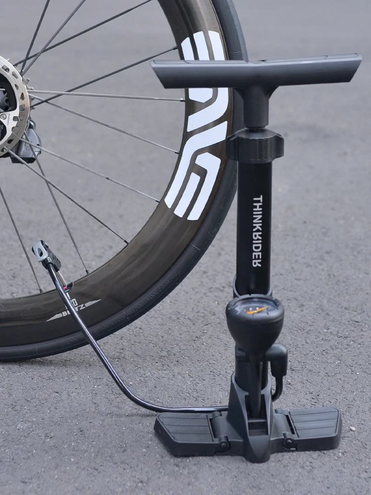AliExpress ThinkRider Bicycle Pump 160PSI Portable Stainless Steel Bike Pump Schrader Presta Valve Inflator Mountain Road Bike Accessories
