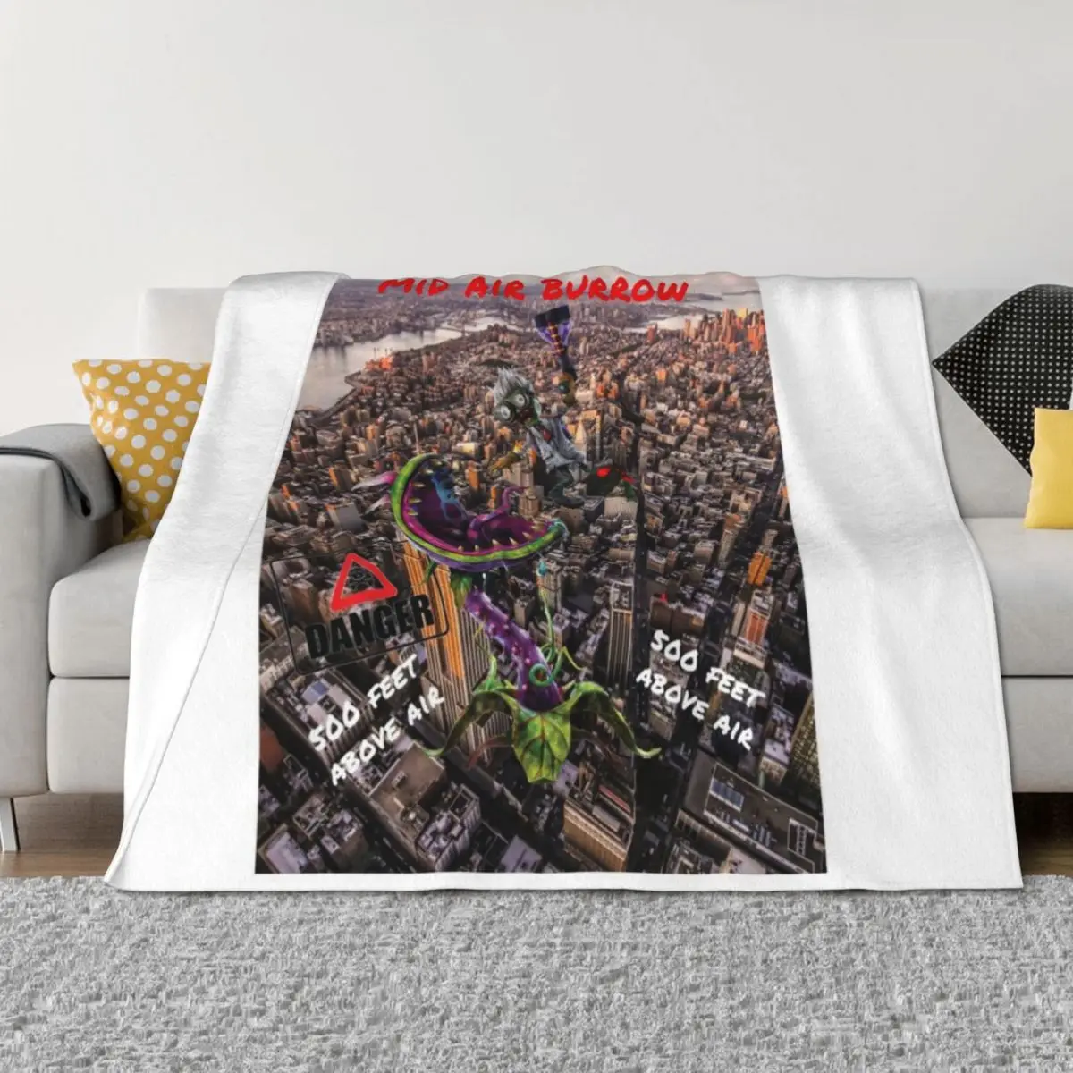 بطانية رمي تشامبر منتصف الهواء، بطانيات أطفال مرجحة لشعر القيلولة