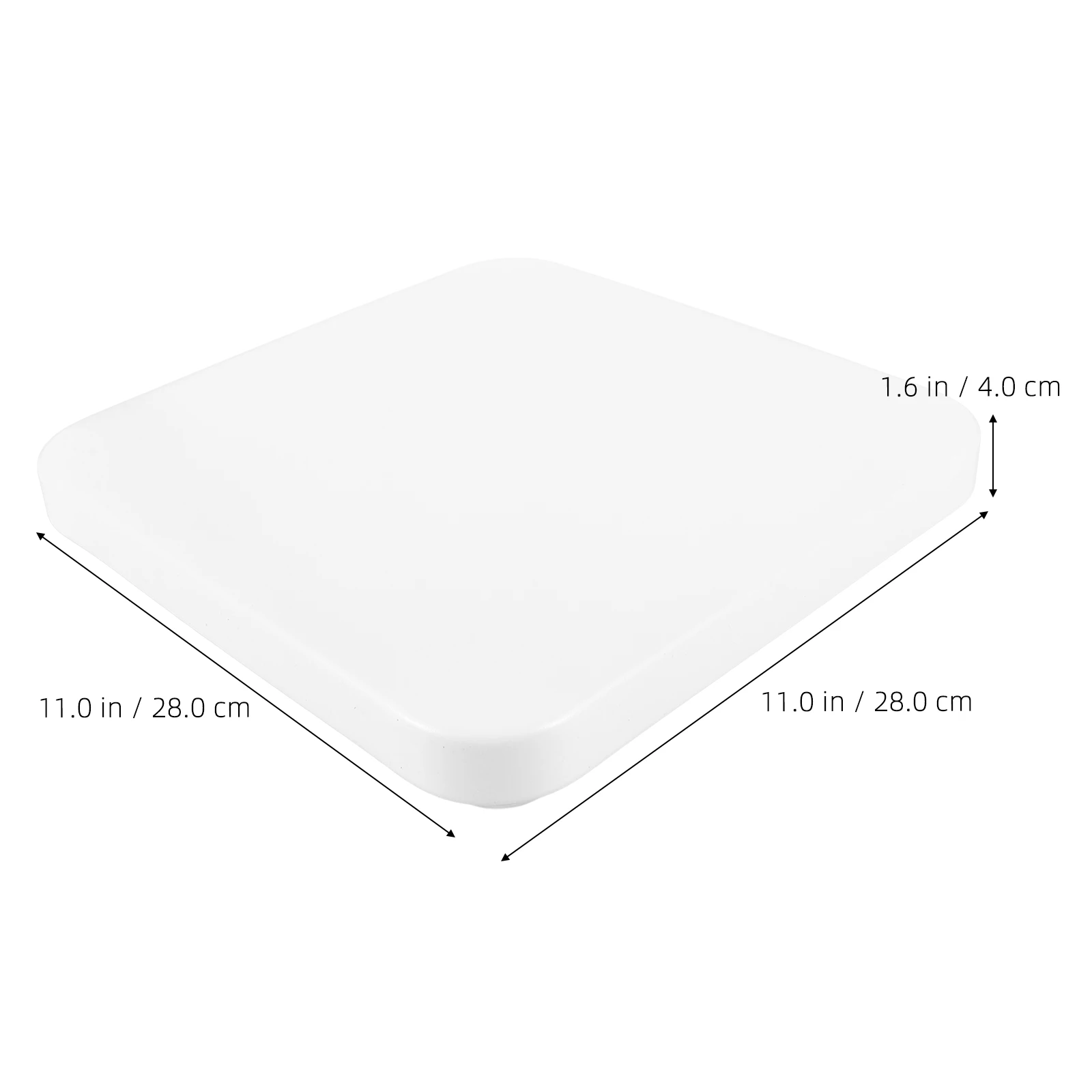 Square Lampshade PVC Modern Ceiling Light Cover Office Bathroom Kitchen Bedroom Waterproof LED Shades Rectangle Lighting