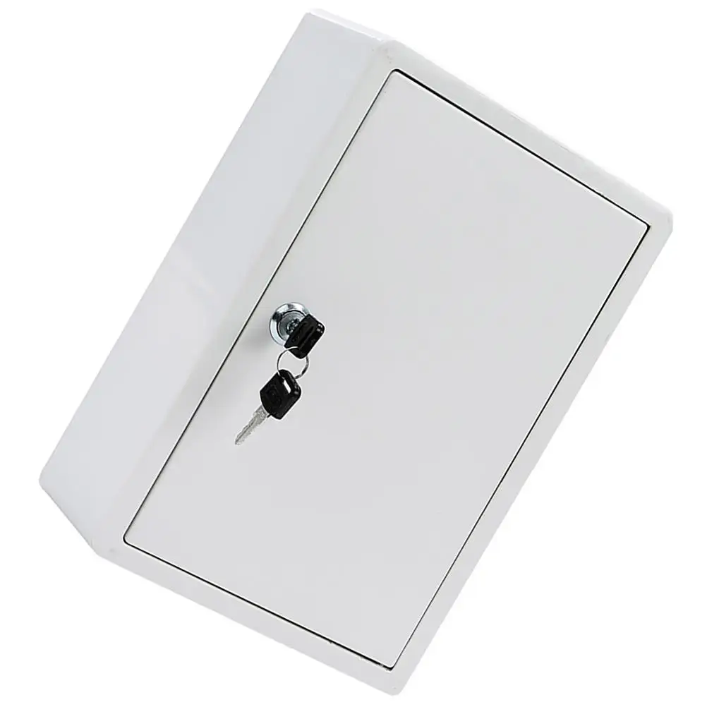 

Wall Mount Milk Box s Milky White Outdoor Iron Sheet Fresh Delivery Mailbox for Home Office Plastic Lockable HOLDER