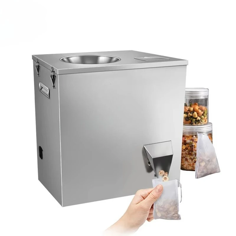 Desktop intelligent control panel Electric seasoning pepper spice snack pouch dispensing induction discharge filling machine