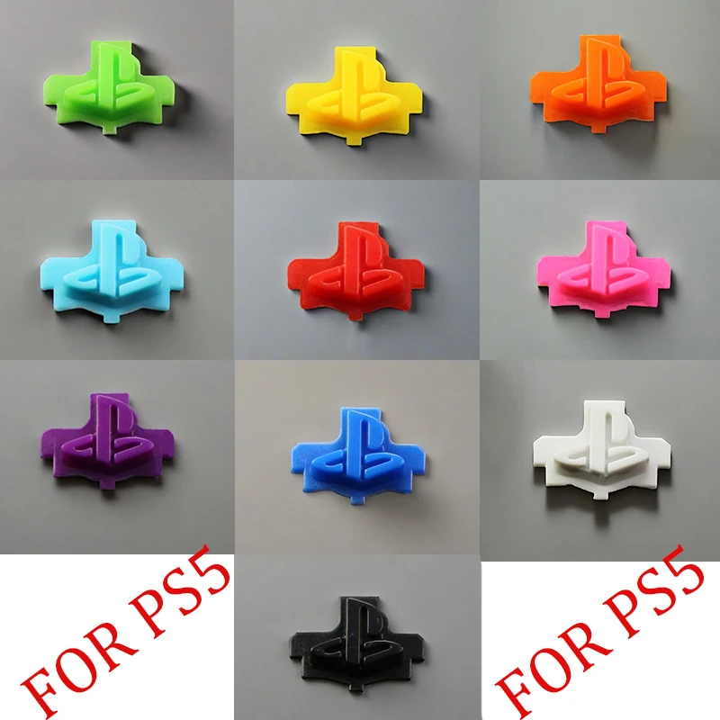 1 pièce pour contrôleur de manette de jeu PS5, Logo/bouton d'accueil, retour arrière, interrupteur d'alimentation, couleur arrière sur la clé, réparation, pièces de rechange