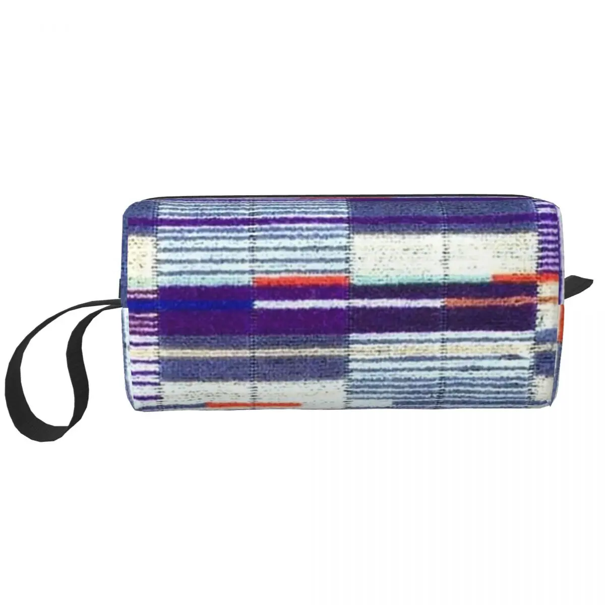 Elizabeth Line Underground Moquette Makeup Bag Cosmetic Dopp Kit Toiletry Cosmetic Bag for Women Beauty Travel Pencil Case