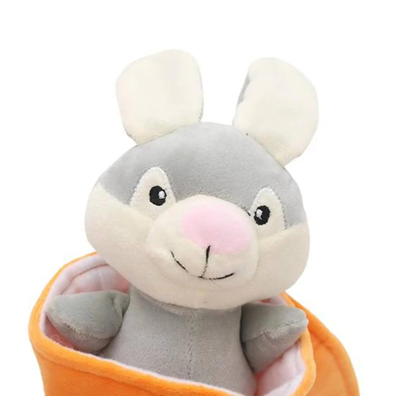 Squeaky Dog Toy 4.72x12.6" Soft Keep Them Busy Pet Supplies Furniture Protection for Small Medium Dogs Carrot Bunny Plush Toy