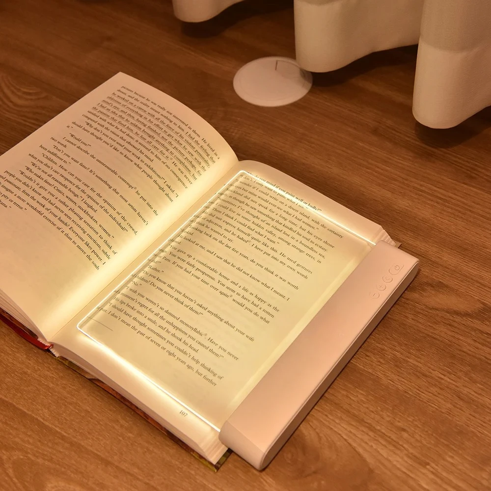 

Светодиодный книжный светильник и ночник 2 в 1, 3 цветовых температуры и бесступенчатое затемнение, перезаряжаемый через USB светильник для чтения с таймером