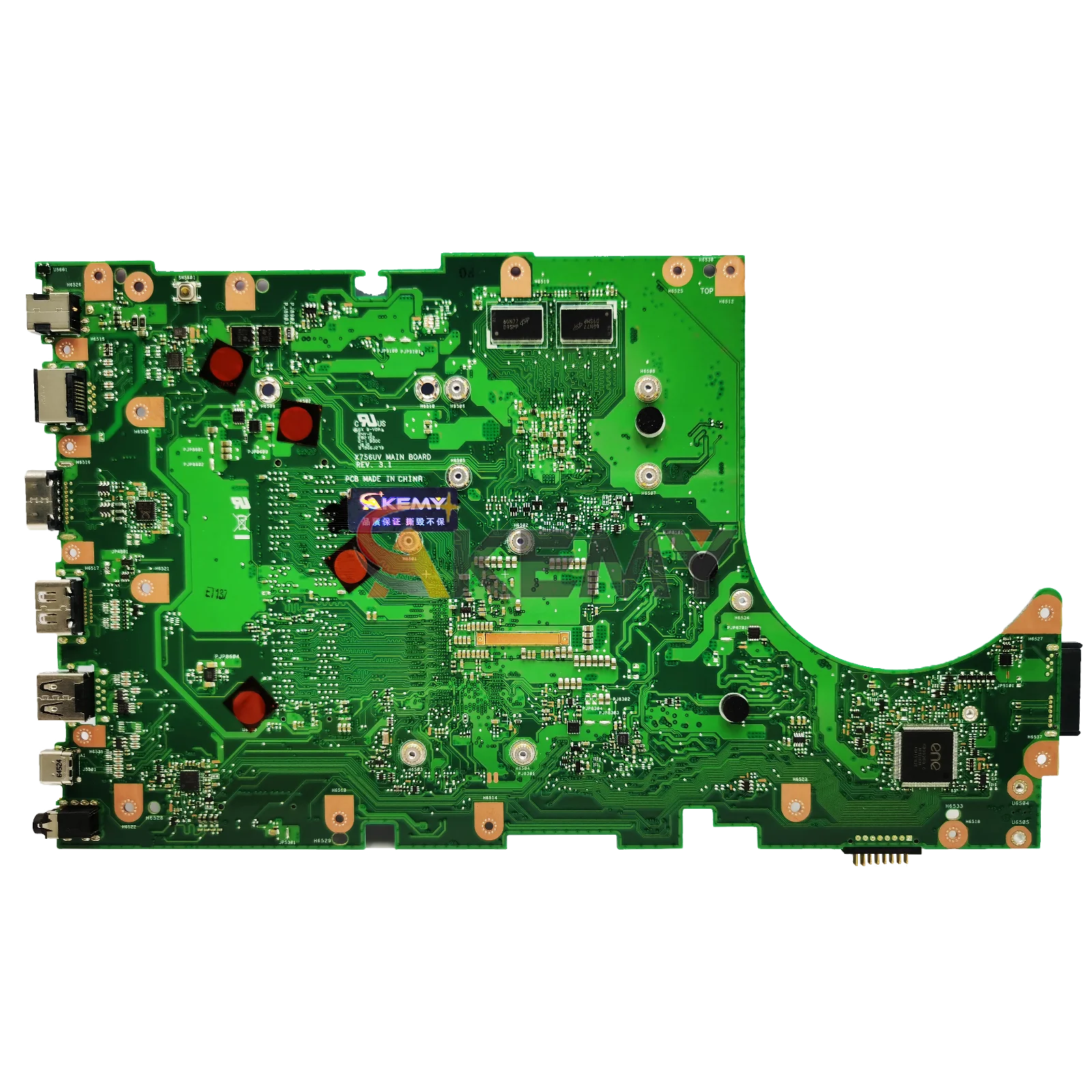 X756UV carte mère d'ordinateur portable pour ASUS X756U A756U X756UA X756UX X756UQ X756UJ X756UR X756UAK X756UQK X756UXM carte mère I3 I5 I7 CPU