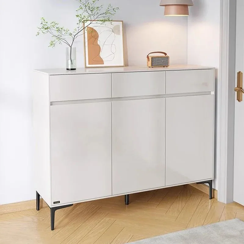 Safe Design Shoe Cabinet Modern Aesthetic Accent Unique Nordic Luxury Cute Shoe Shelf Save Space Accent Muebles Home Decoration