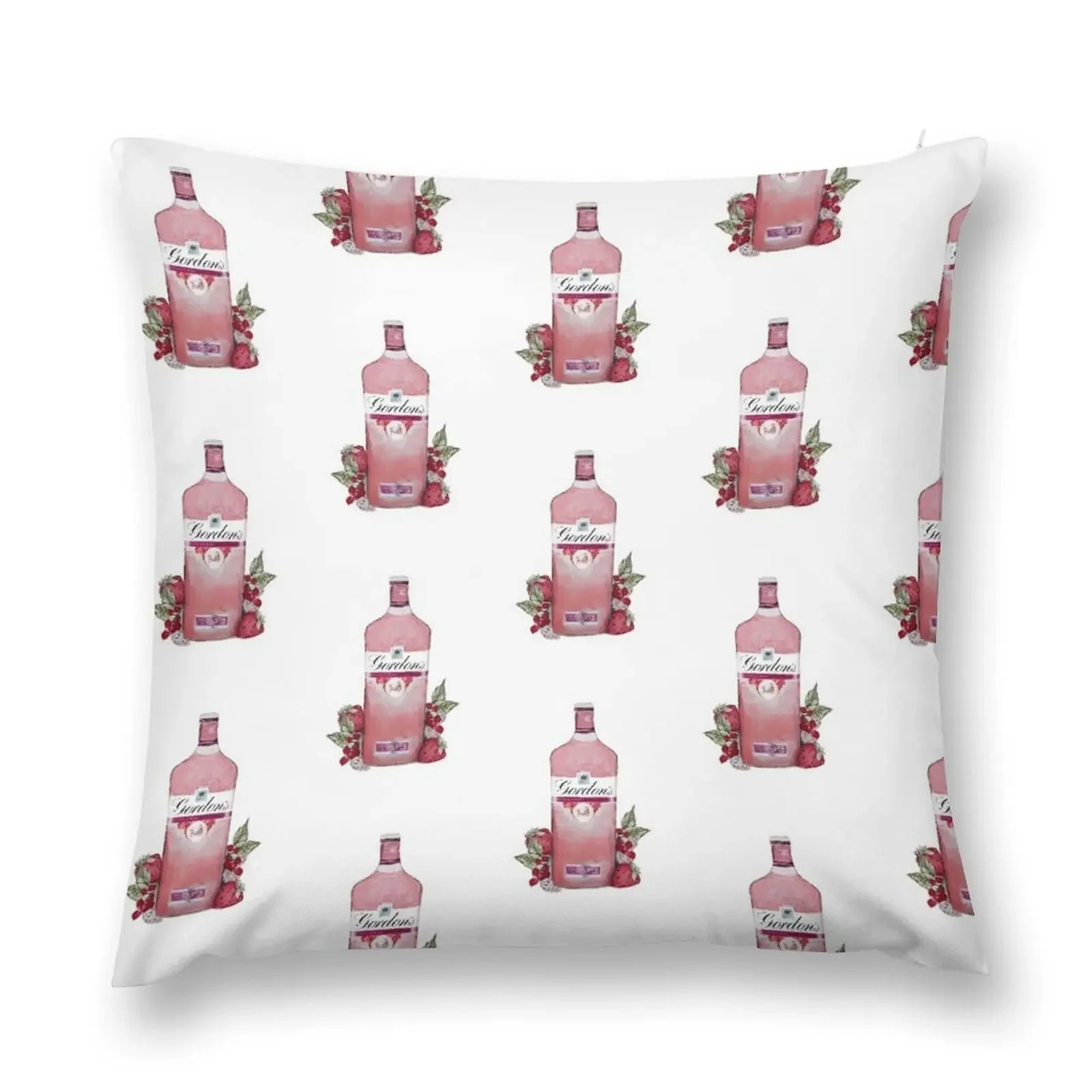 

Gordon's Pink Gin Throw Pillow christmas supplies Plaid Sofa Luxury Pillow Case Christmas Cushion For Home pillow