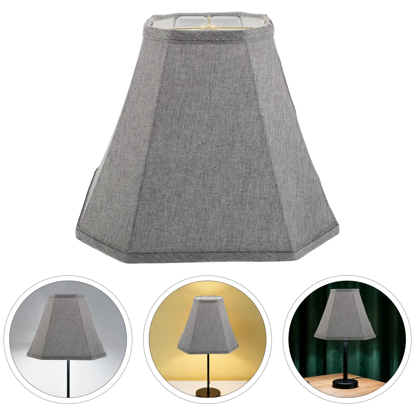 

15x33x25cm Square Foldable Table Lamp Fabric Lampshade Cover Cloth Lampshade For Table/Floor Lamps Removable Lamp Shade Covers