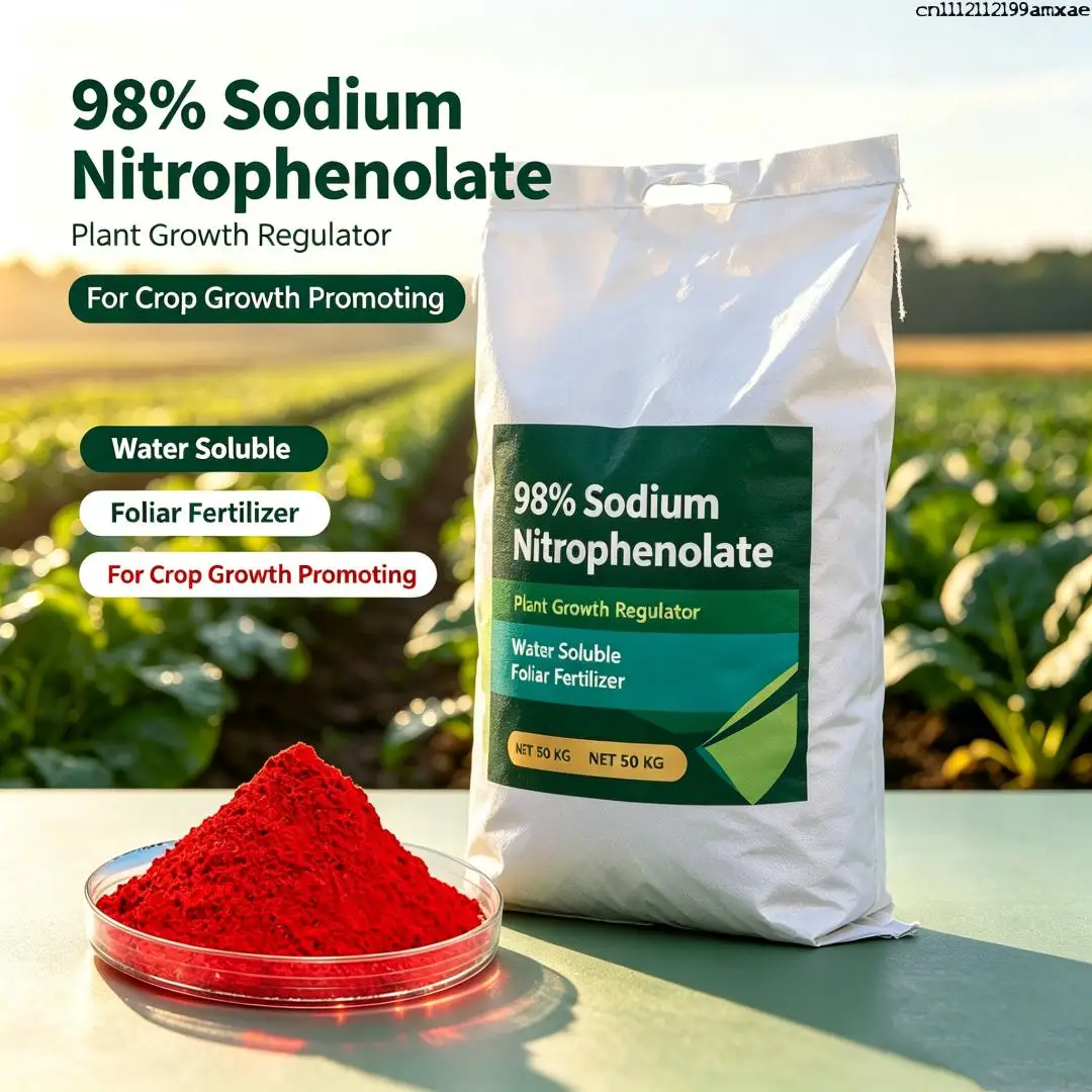 TOPJ Plant Growth 98% Sodium Nitrophenolate Water Soluble Foliar Fertilizer For Crop Growth