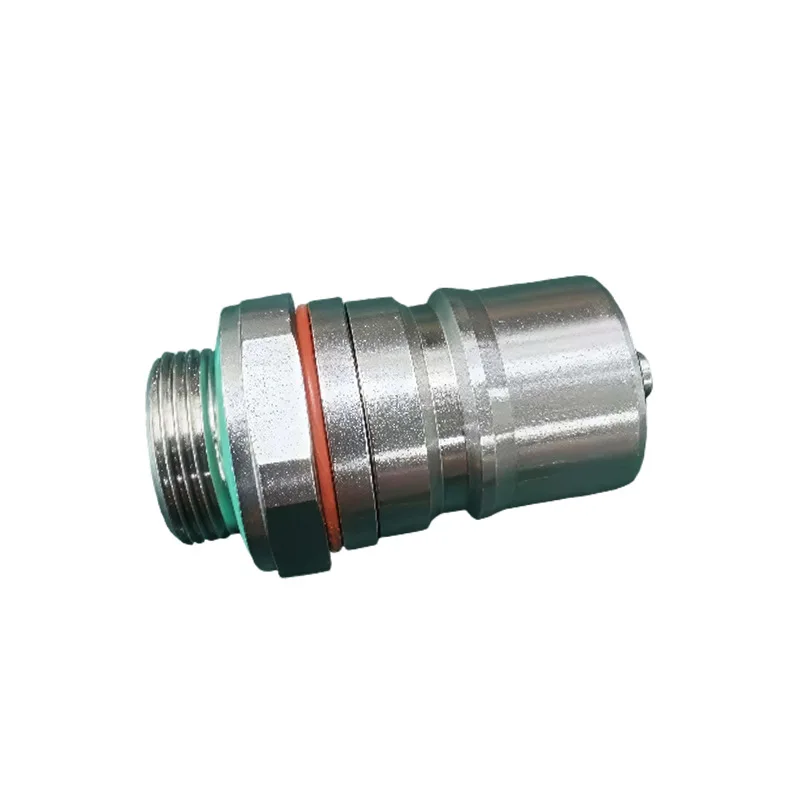 

Construction machinery special liquid-cooled quick connector, male and female head internal thread straight through