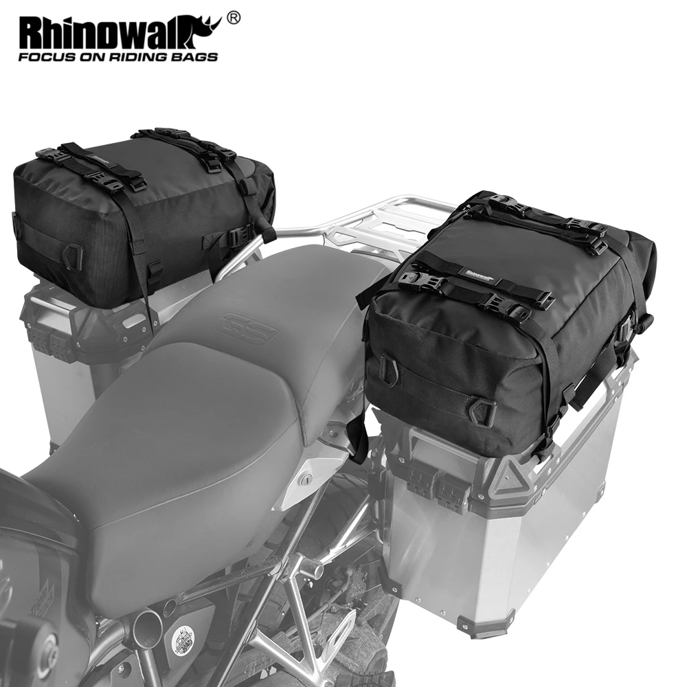 Rhinowalk Motorcycle Side Box Top Pannier Bag Waterproof 10L-30L Luggage Case Top Saddle Rear Seat Bags For BMW Adventure 1PC