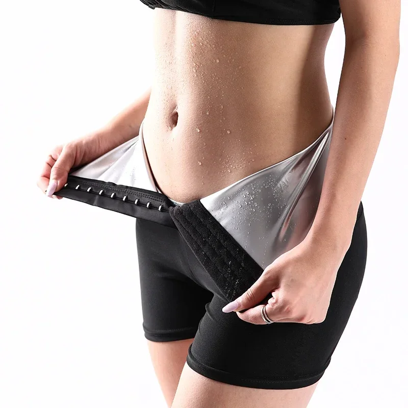 

Sauna Pants Body Shaper Shorts Weight Loss Slimming Shapewear Women Waist Trainer Tummy Hot Thermo Sweat Leggings Fitness