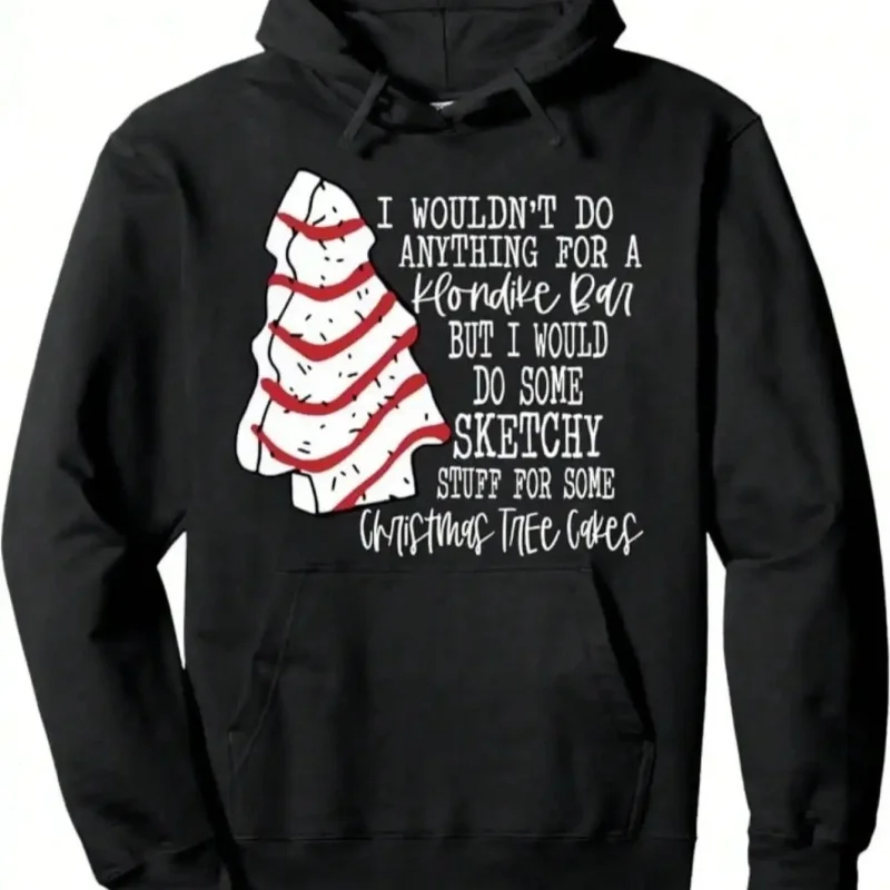 Lo último en 2026, sudadera con capucha con forro de franela acogedora y ajuste relajado de estilo callejero con estampado de moda para hombres y mujeres