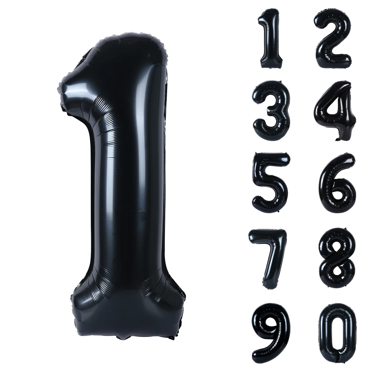 Giant Size 40inch Black Number Balloon 0-9 Large Number Helium Foil Balloons Baby Shower Birthday Party Wedding Party Balony